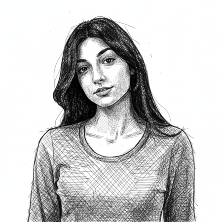 Cross Hatching style example